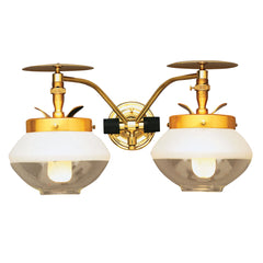 Falks 2705 Indoor Gas Burning Wall Light - Double