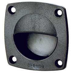 Perko 1074DP2BLK LED Utility Light with Snap-On Front Cover for 1.75" Diameter Hole - Black Polymer