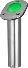 Sea-Dog 325181 Stainless Steel Stamped Flush Rod Holder & Cap with LED Lighted Tube (Bulk)
