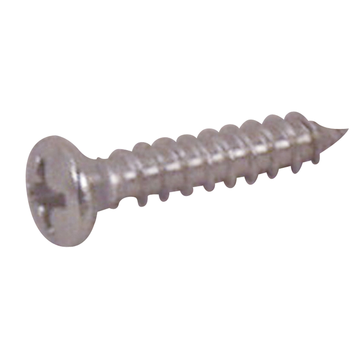 Handi-Man Marine B-646 Phillips Oval Head Self-Tapping Stainless Steel Screws Bulk, 100 Per Box - #14 x 1"