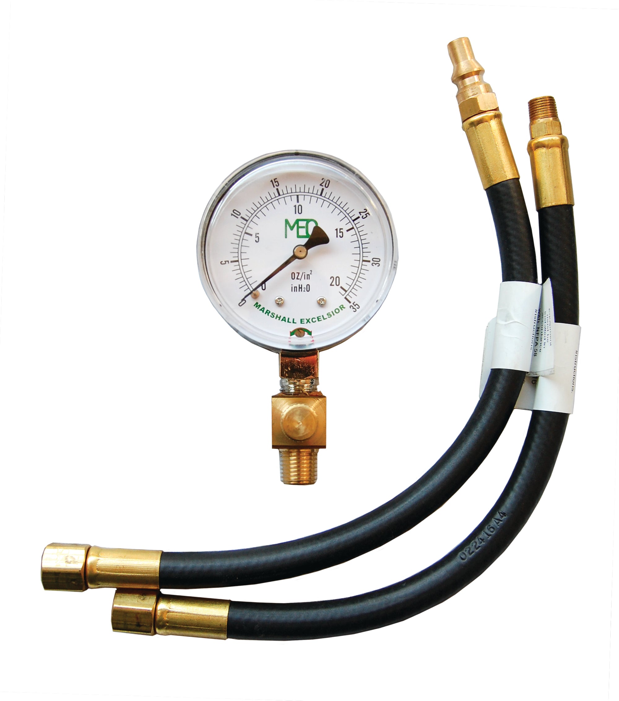 Marshall Excelsior MER432SP-12 Replacement Parts for Low Pressure LP Test Kit - 12" Quick Connect Hose