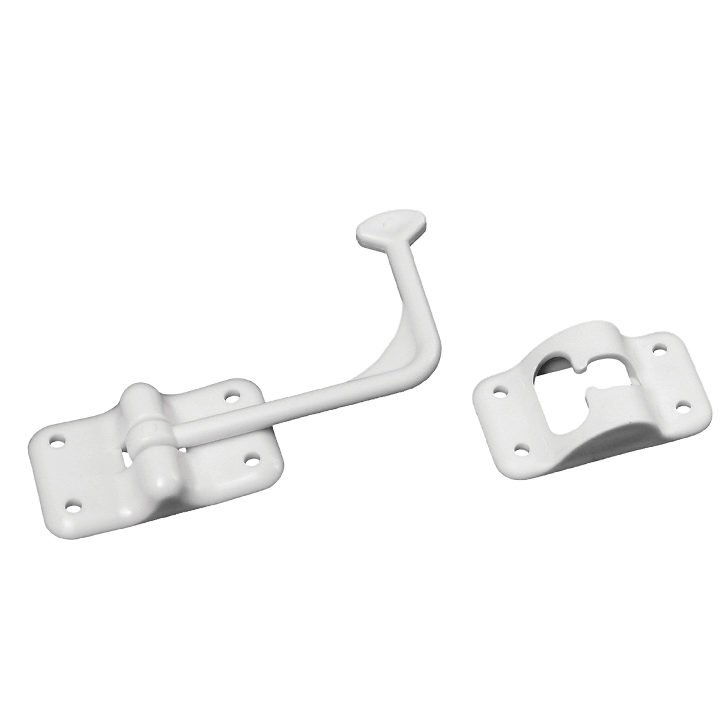 RV Designer E250 Plastic Entry Door Holder - Angled 90Â°, White