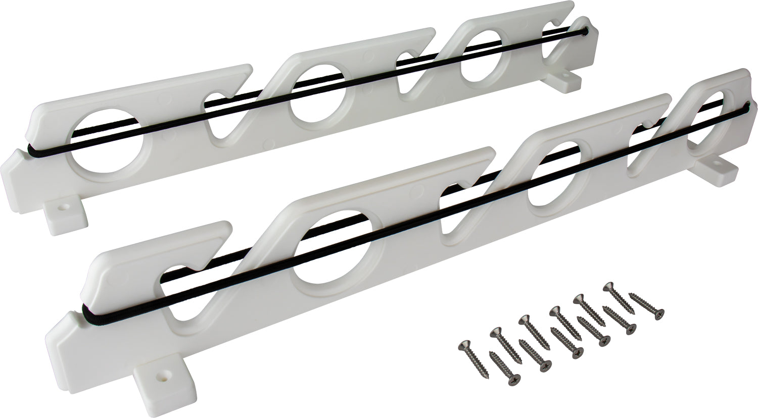 Sea-Dog 325626-1 6-Pole Rod Storage Rack White Horizontal/Overhead Mount