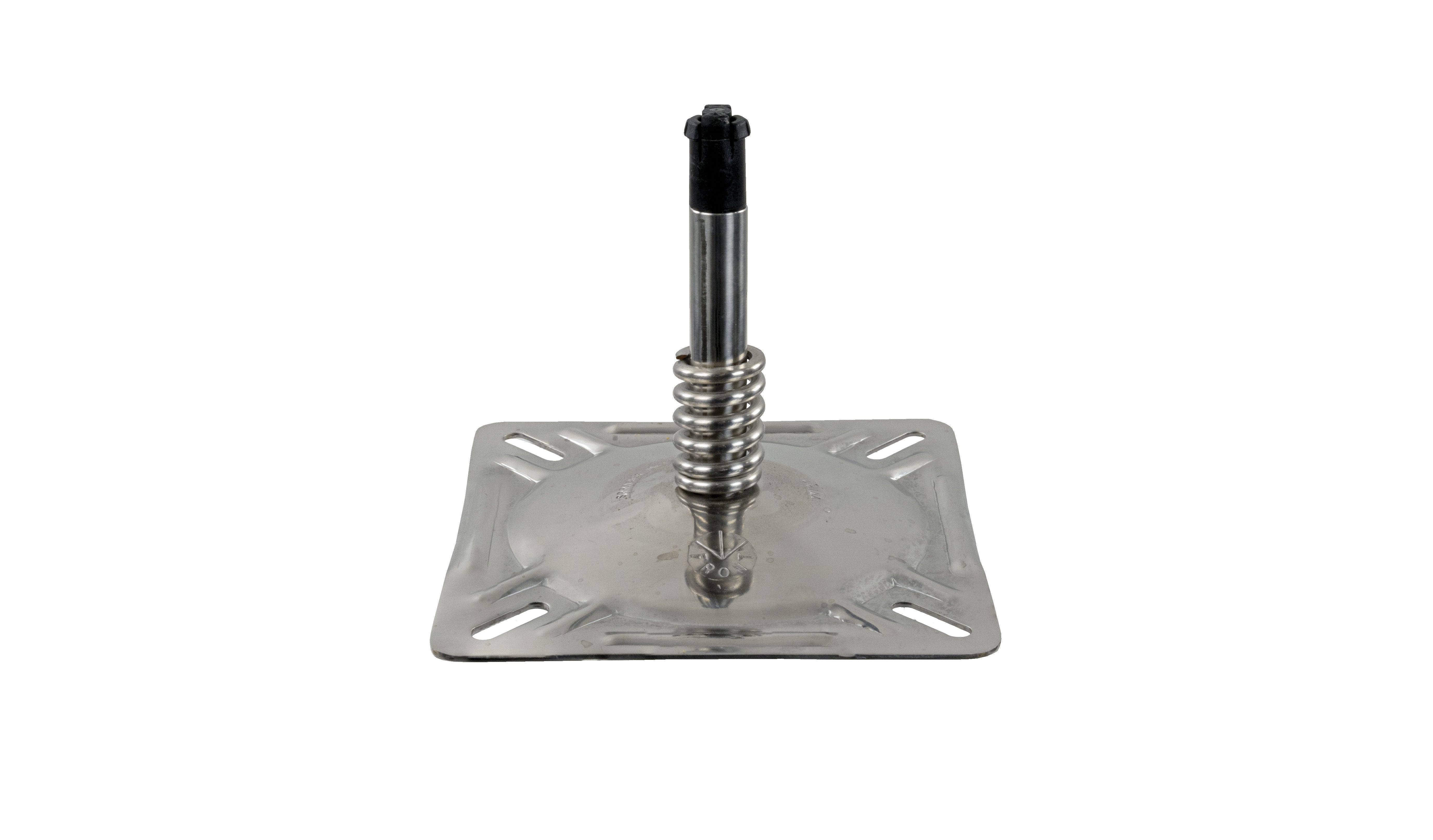 Springfield 1614201-PP Seat Swivel for KingPin Posts - 7" x 7", Polished