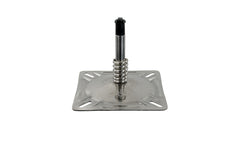 Springfield 1614201-PP Seat Swivel for KingPin Posts - 7" x 7", Polished