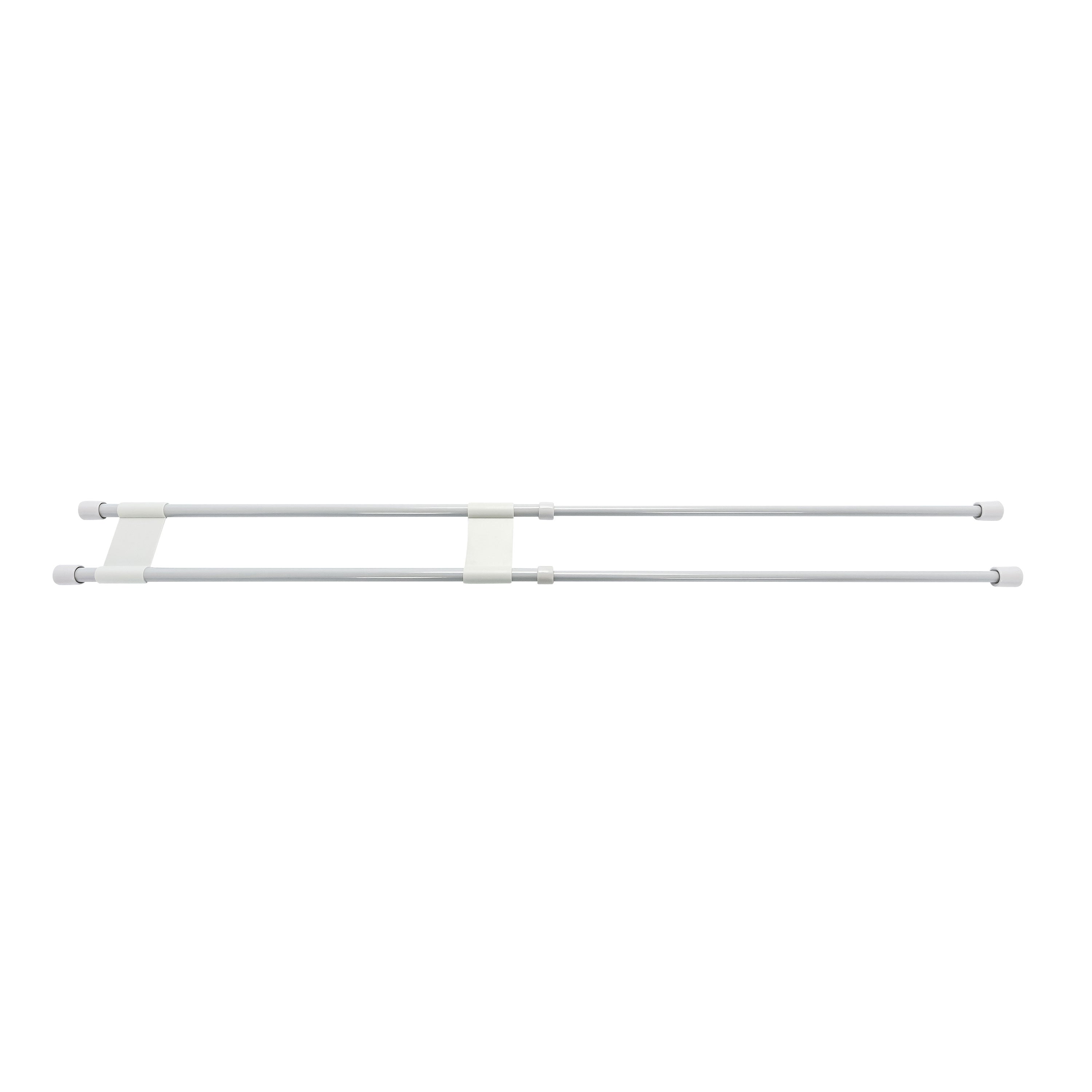 Camco 44076 Double Refrigerator Bar - 19" to 34", Gray
