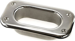 Whitecap 6128C 316 S.S. Hawse Pipe - 6"x3-1/4"