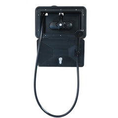 Empire Brass SHWRBOX-1-BLK RV Single Lever Exterior Shower Box Kit - Black