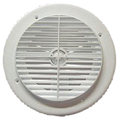 D&W 6840WH Louvered Aireport RV Air Conditioner Ceiling Vent - White
