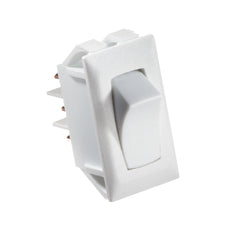 RV Designer S335 DC Rocker Switch 10 Amp - White, On/On
