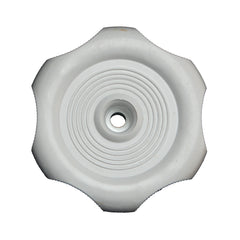RV Designer H717 Replacement Window Knob - White, 1" Shaft