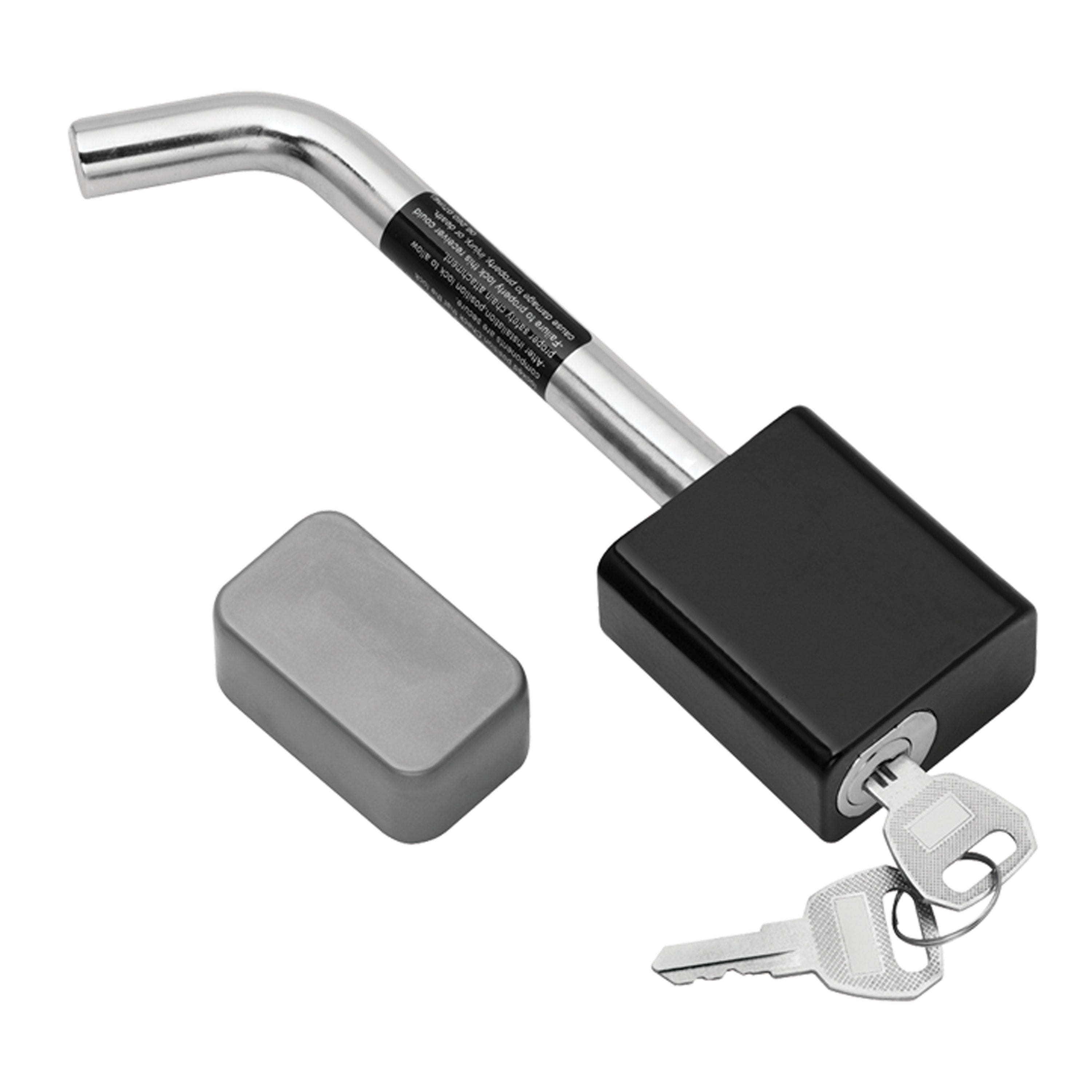 Fulton 63224 Receiver Lock 1/2" for 2 to 2-1/2" Square Receivers