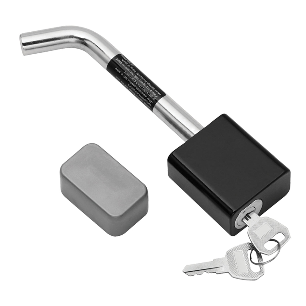 Fulton 63224 Receiver Lock 1/2" for 2 to 2-1/2" Square Receivers