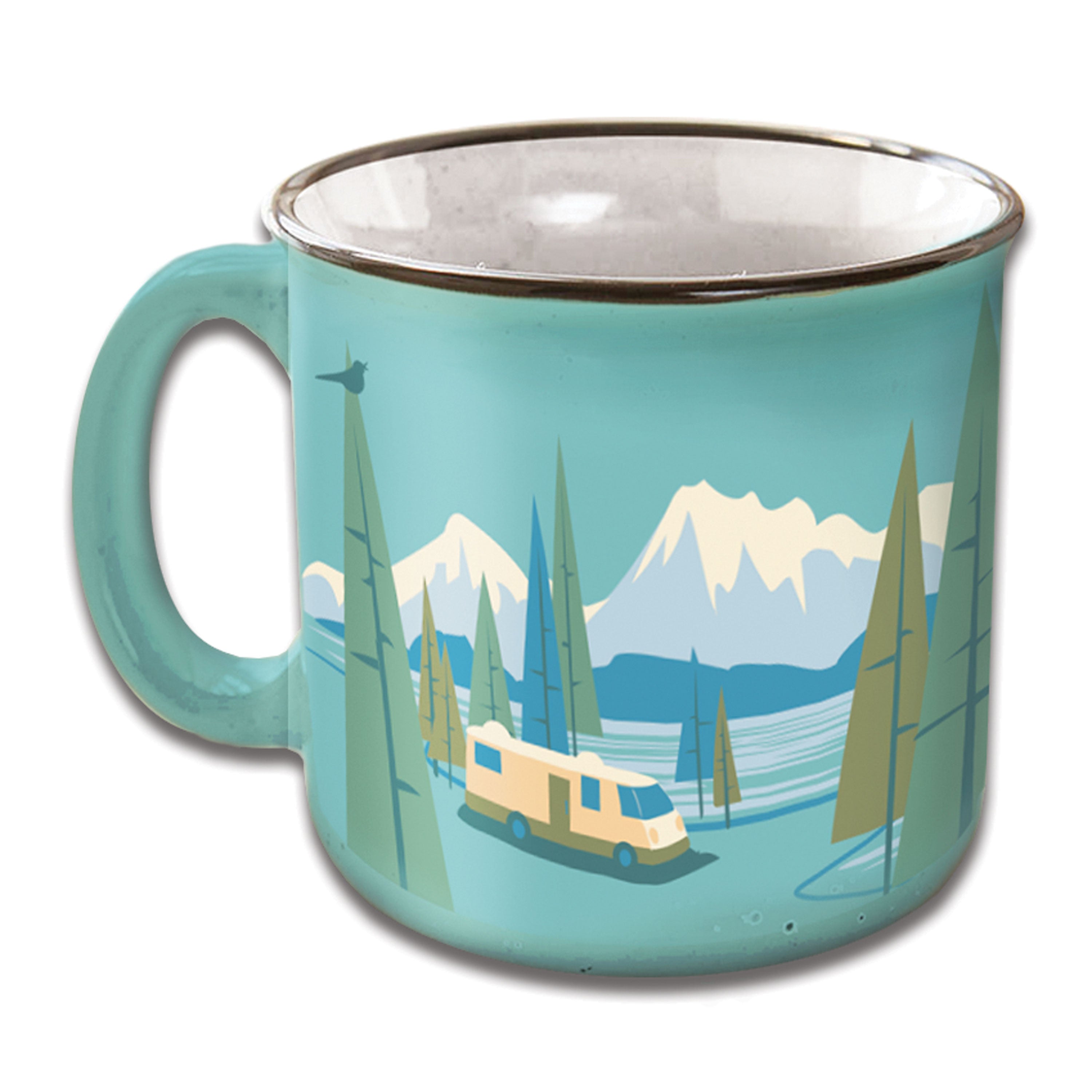 Camp Casual CC-004TL Ceramic Mug - Bird's Eye View