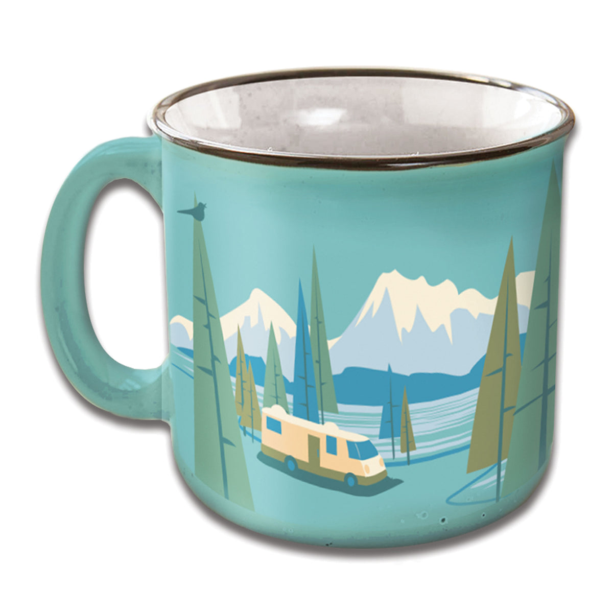 Camp Casual CC-004TL Ceramic Mug - Bird's Eye View