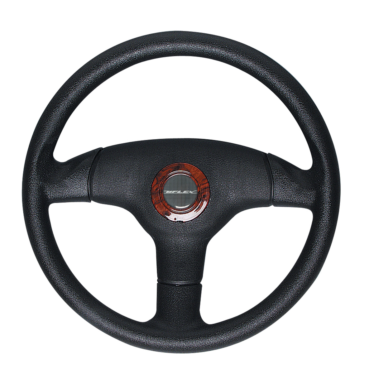 Uflex V60BRC Antigua Steering Wheel - Black with Burlewood