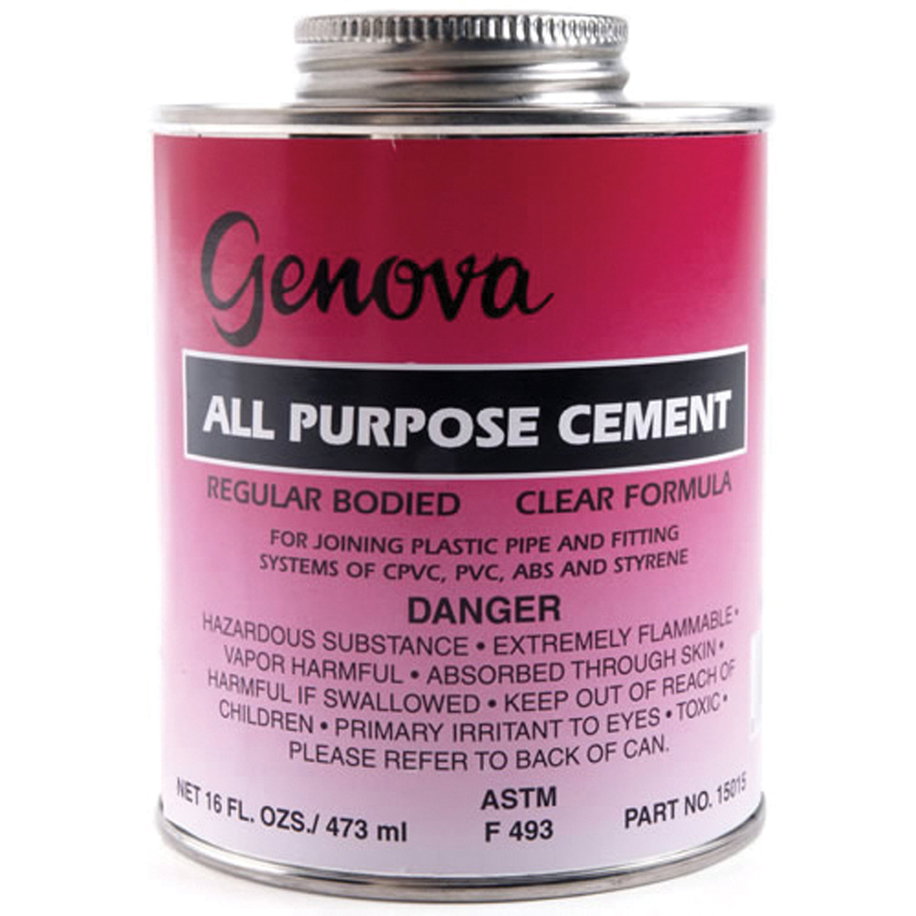 Genova 15015 Cement All Purpose 16 Oz 7530834