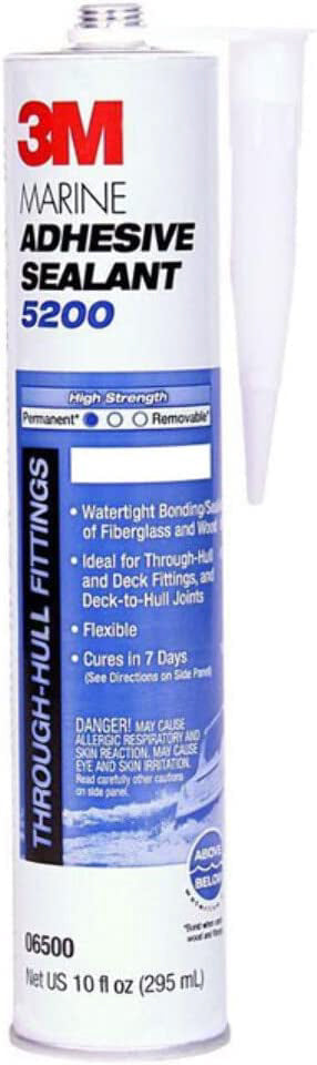 3M 7000000623 Marine Adhesive Sealant - 10 oz., White