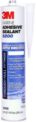 3M 7000000623 Marine Adhesive Sealant - 10 oz., White