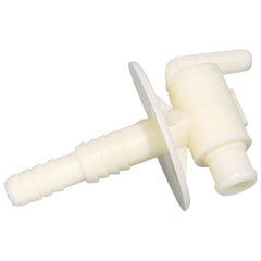 Camco 22223 Dual-Size Drain Valve with Flange - 3/8" or 1/2" Barb