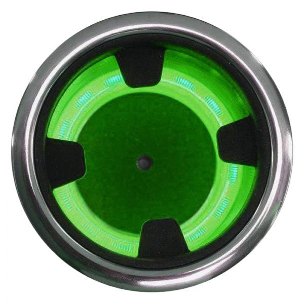 T-H Marine LED-LCHSS-NSRI-G-DP LED Drink Holder - Green with Insert