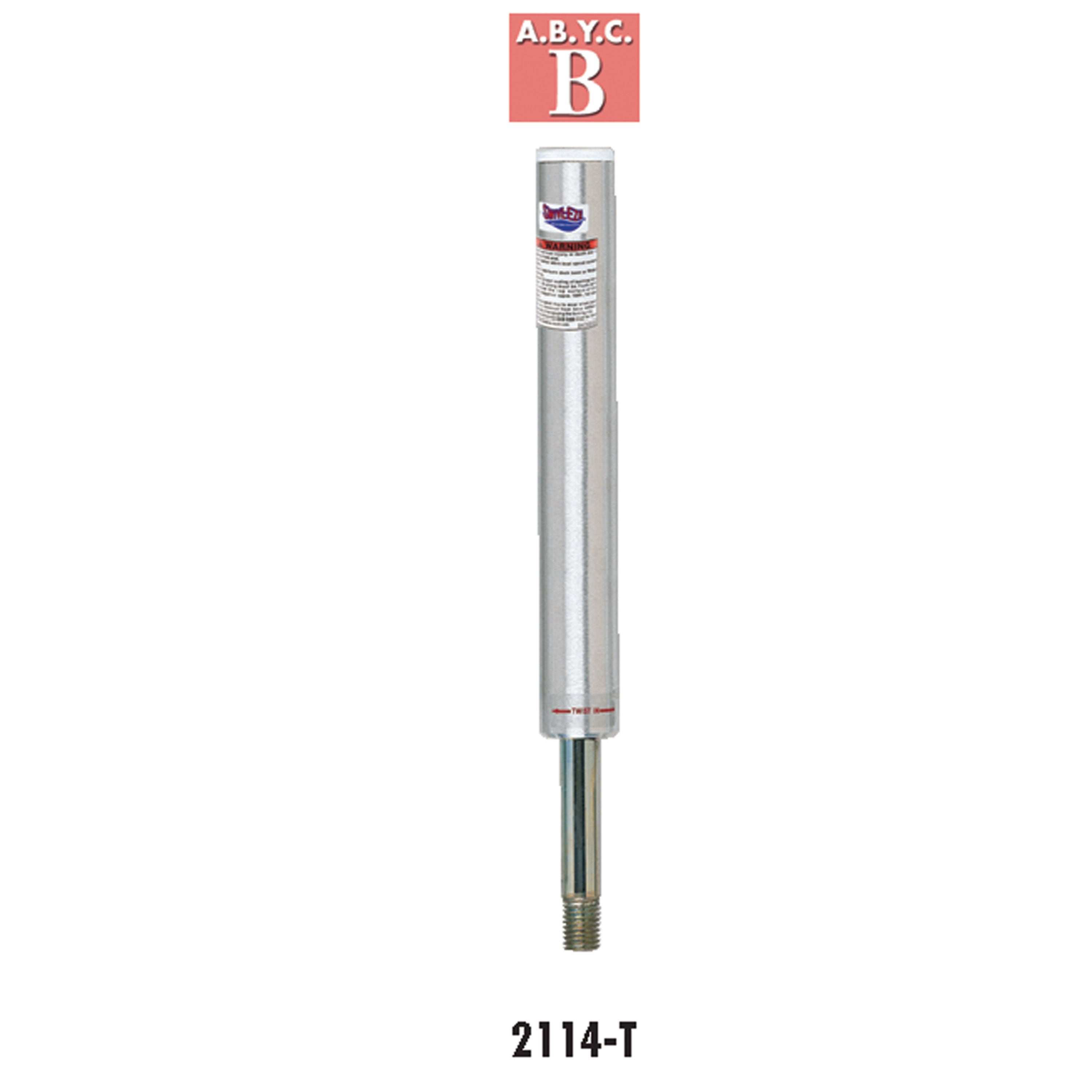 Attwood 2114-T Lock'N-Pin 3/4" Fixed Height Post - 11", Threaded