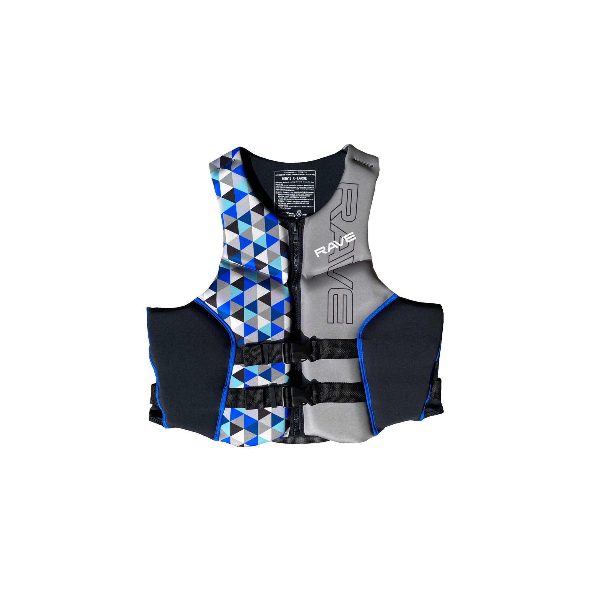 RAVE Sports 02988 Men's Neoprene Dynamic Life Vest – Large