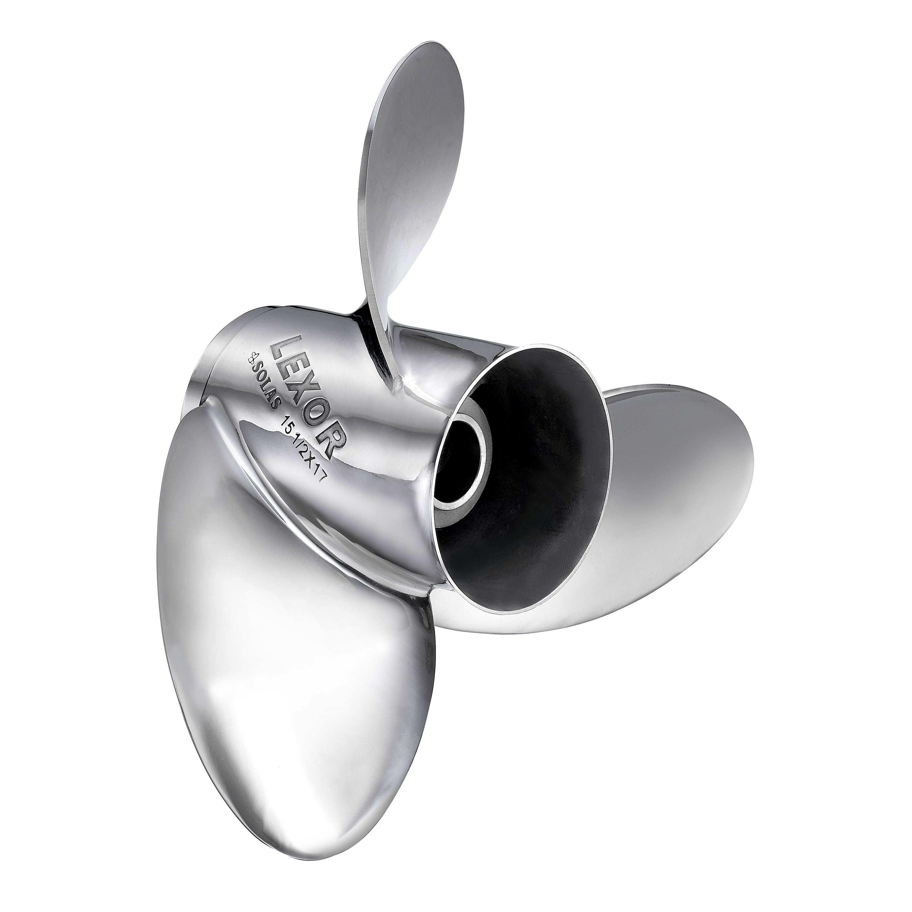 Solas 9571-153-19 Rubex L3 Stainless Steel 3-Blade Propeller - RH, 15.25" Diameter x 19" Pitch