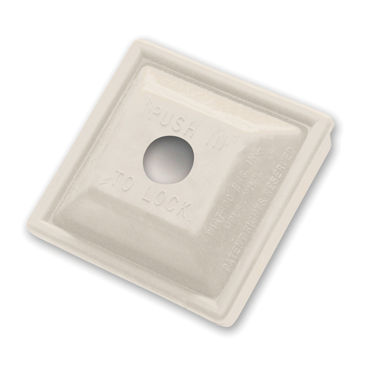 WirthCo 30080-7 Bumper Plug Locking White(Bulk)