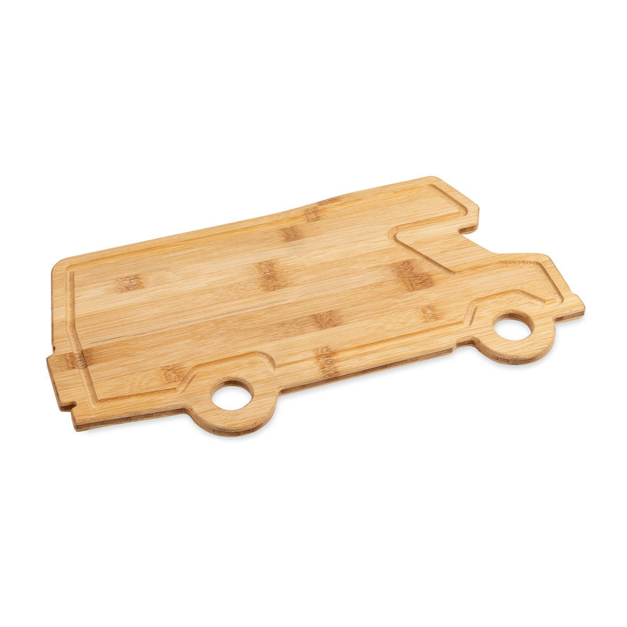 Camco 53090 Bamboo Cutting Board - Life is Better at the Campsite Retro Motorhome Design
