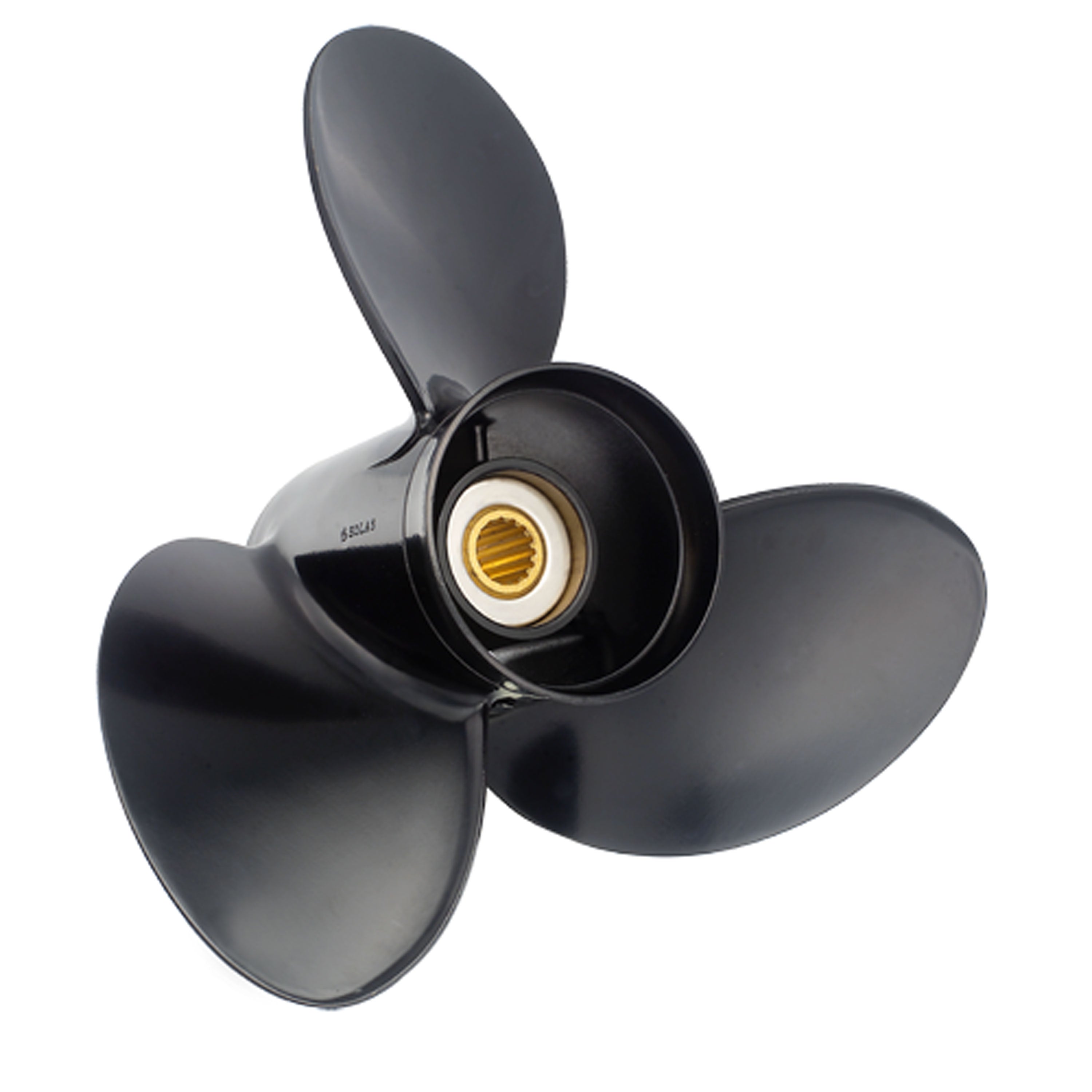 Solas 4511-153-21 Amita 3-E Plus Aluminum 3-Blade Propeller - RH, 15.3" Diameter x 21" Pitch x 15-Spline