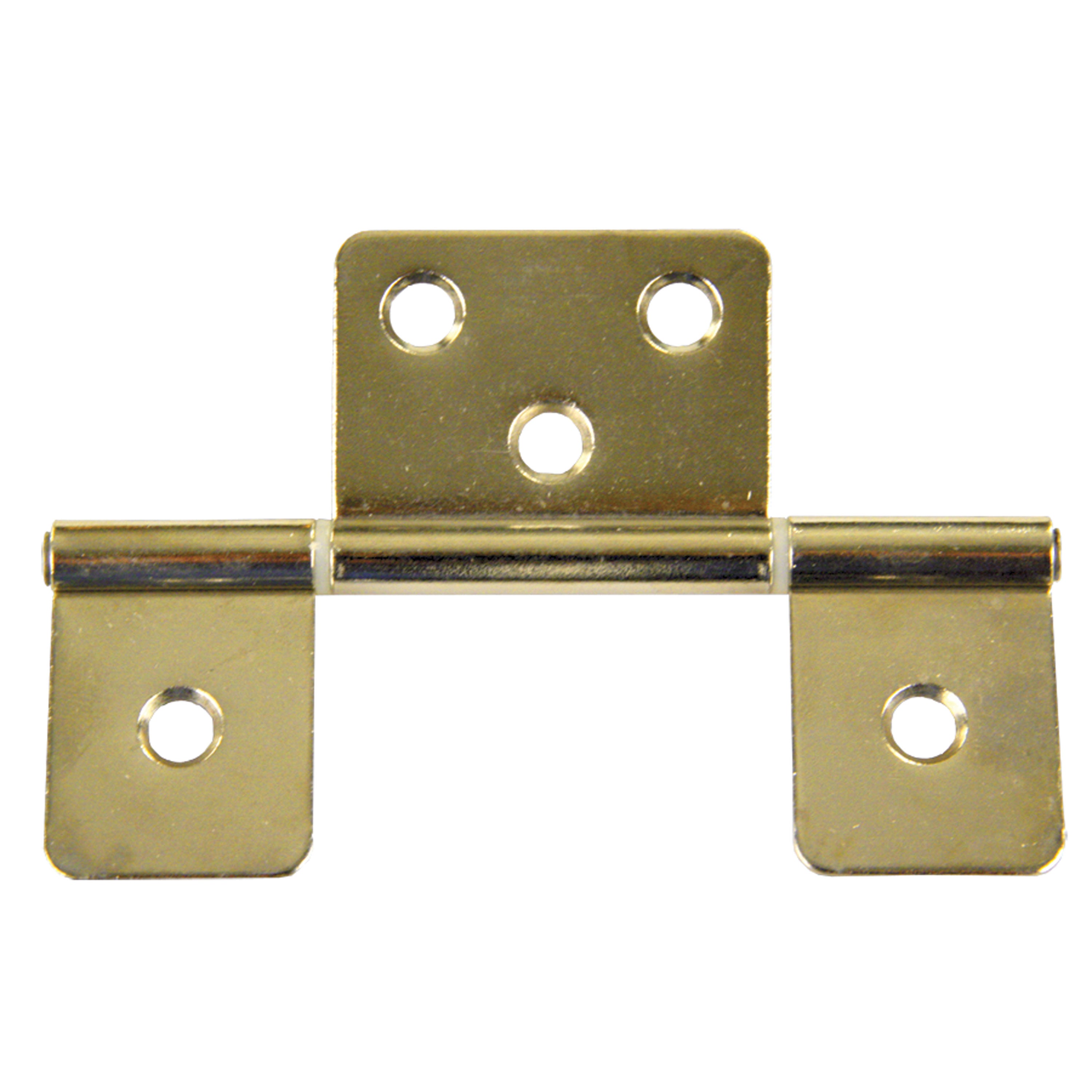JR Products 70625 Non-Mortise Hinge - Brass