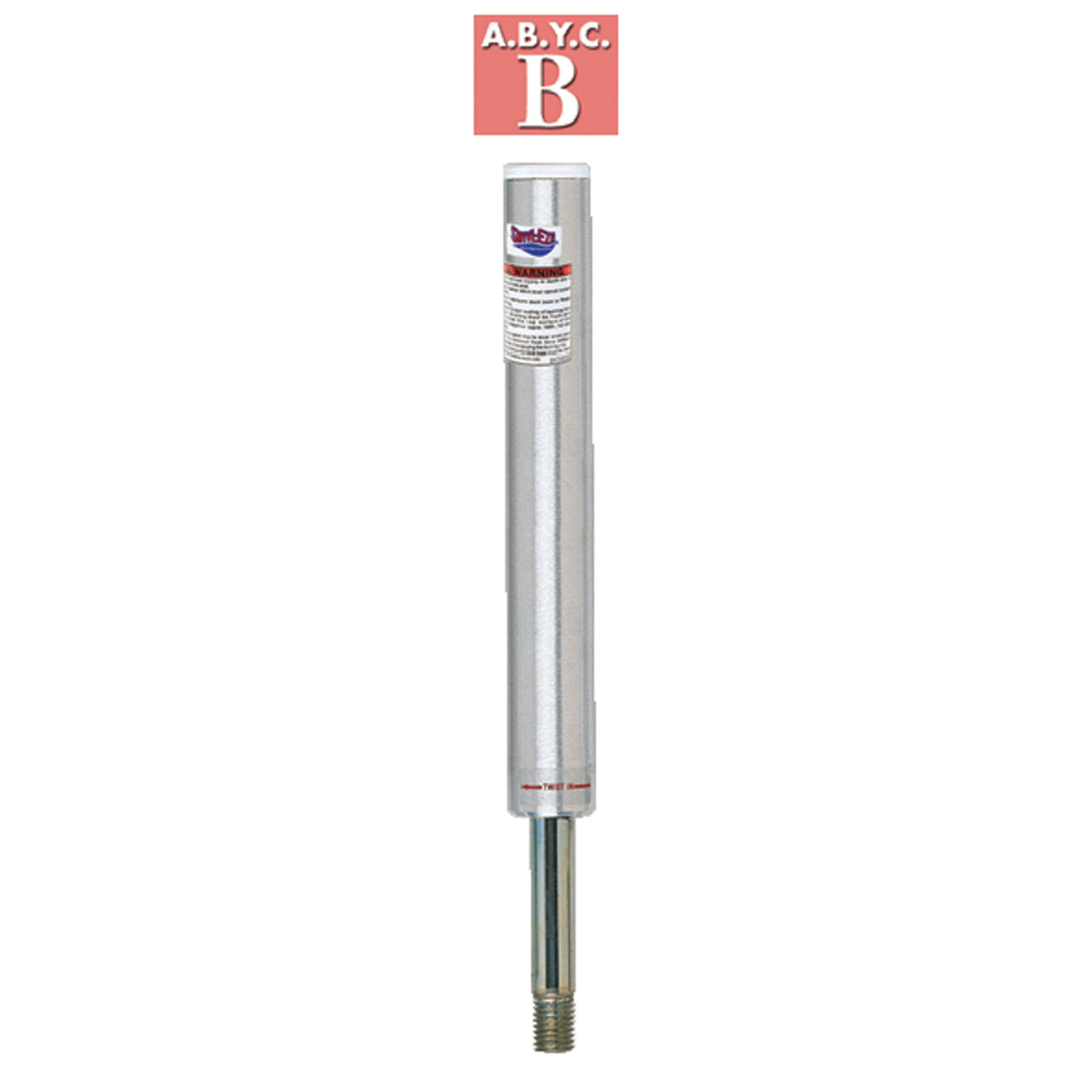 Attwood 2114 Lock'N-Pin 3/4" Pin Post - Brushed Aluminum, Fixed 11" Hgt, 1.5" Dia, Non-Threaded