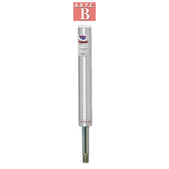 Attwood 2114 Lock'N-Pin 3/4" Pin Post - Brushed Aluminum, Fixed 11" Hgt, 1.5" Dia, Non-Threaded