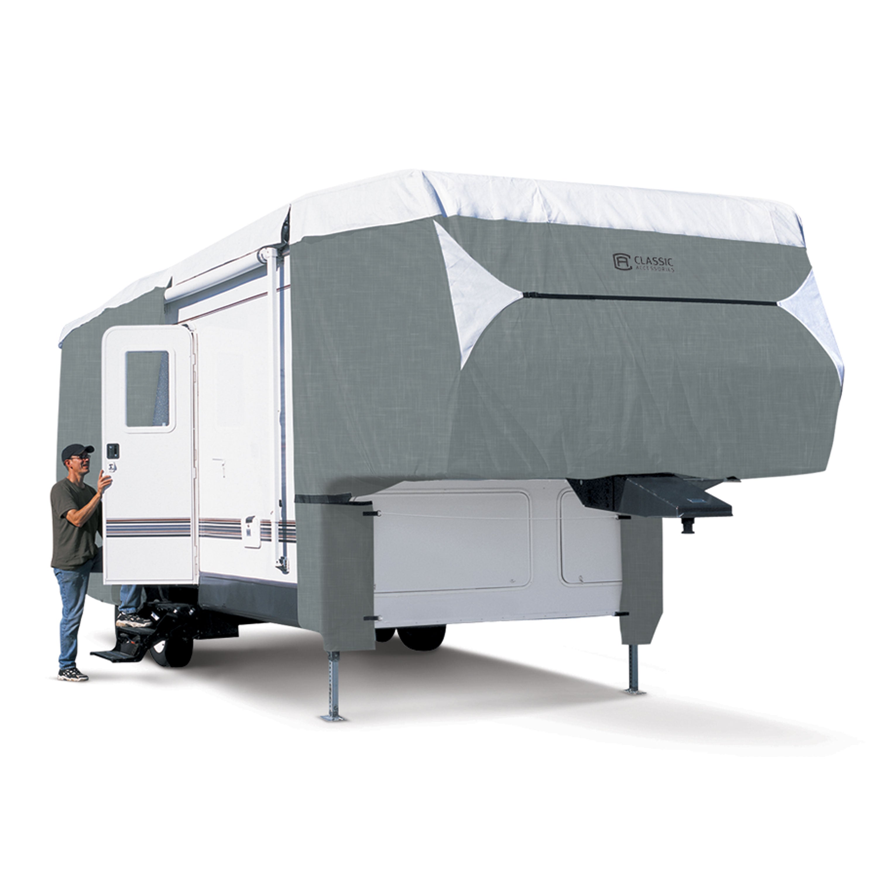 Classic Accessories 80-300 PolyPRO 3 5th Wheel RV Cover - 41' to 44' x 150"