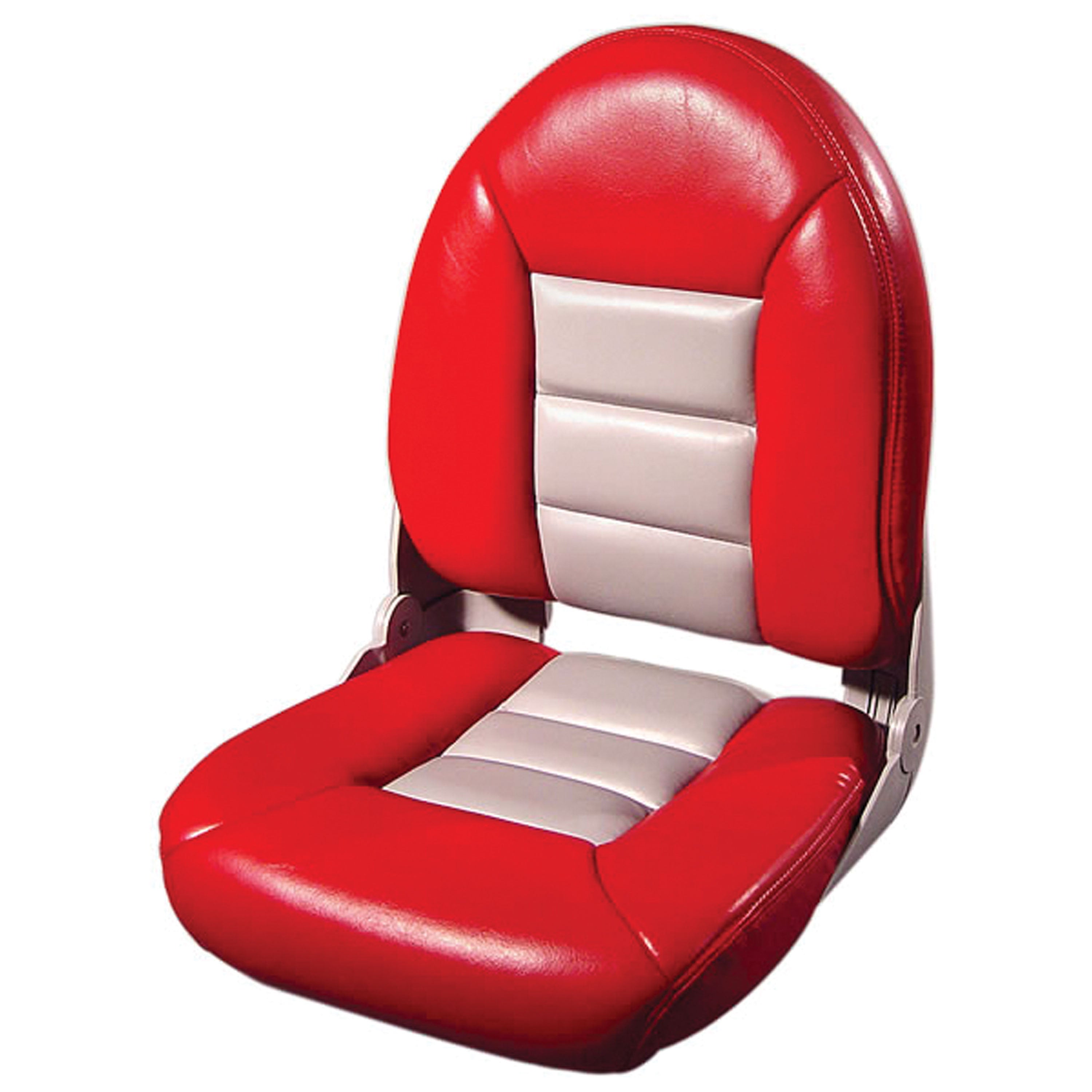 Tempress 54911 Navistyle High-Back Boat Seat - Red/Gray