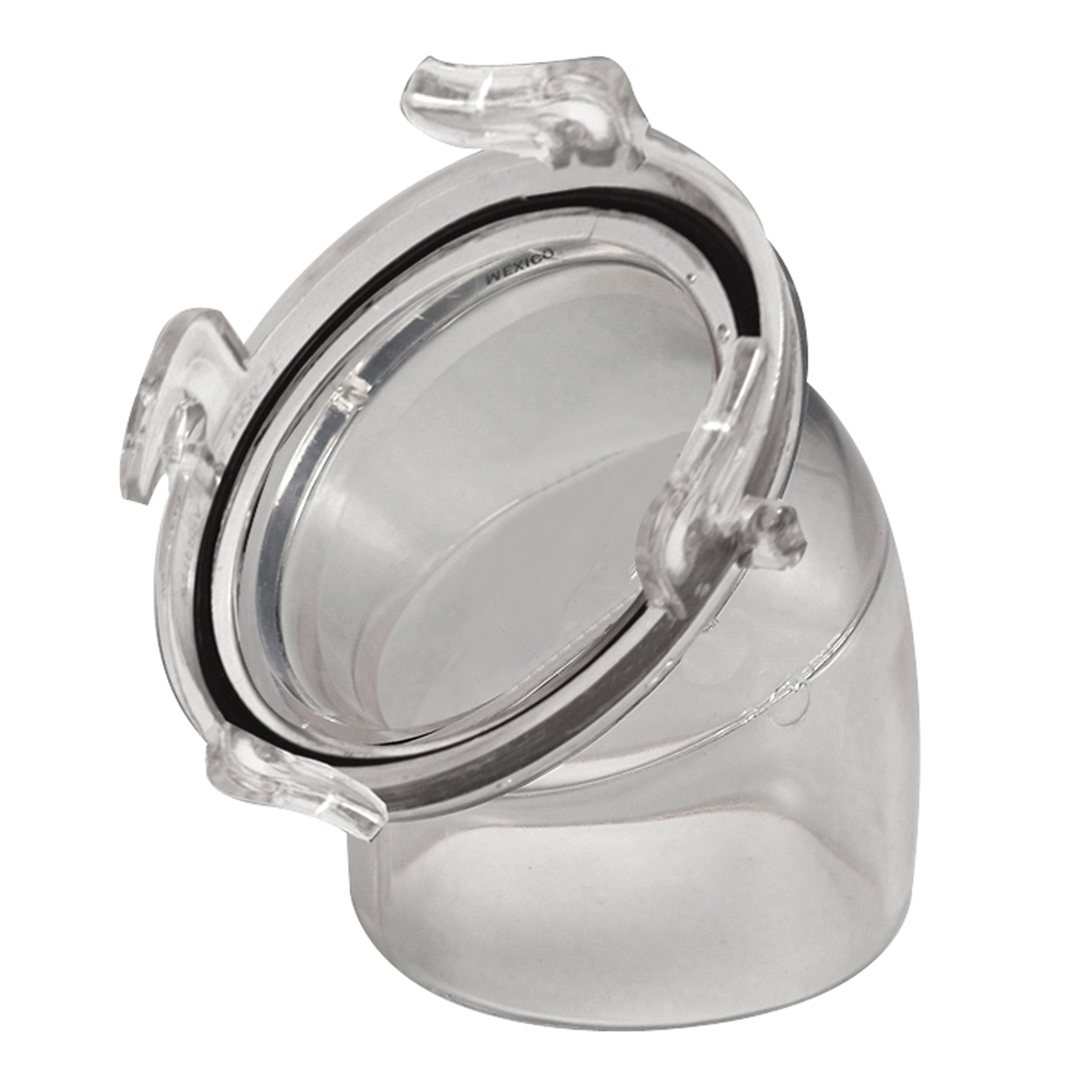 Valterra T1026 Hose Adapter - 45Â°, 3", ClearView