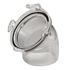 Valterra T1026 Hose Adapter - 45Â°, 3", ClearView