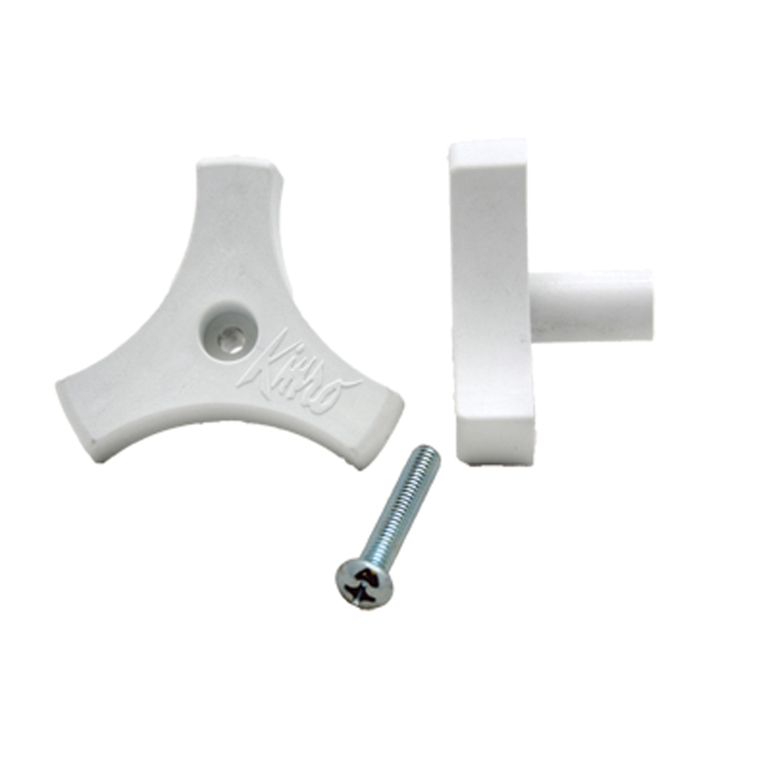 AP Products 013-511 Window Crank Knob with Screw, 2" / White