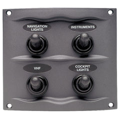 Marinco 900-4WP 4-Way Splash Proof Switch Panel