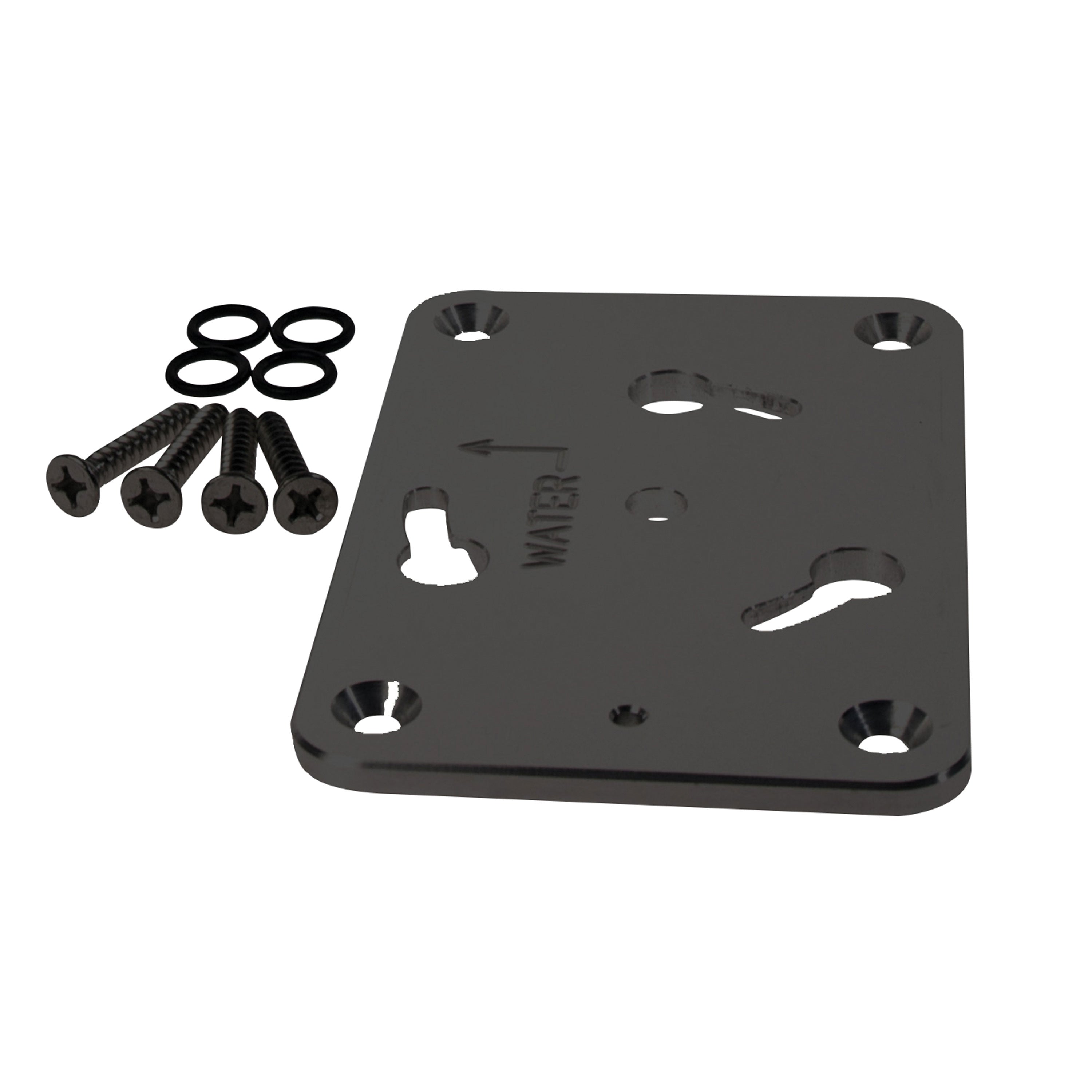 Panther KPB60B Quick Release Bow Mount Brackets - 6" Rise, Black Powder Coat