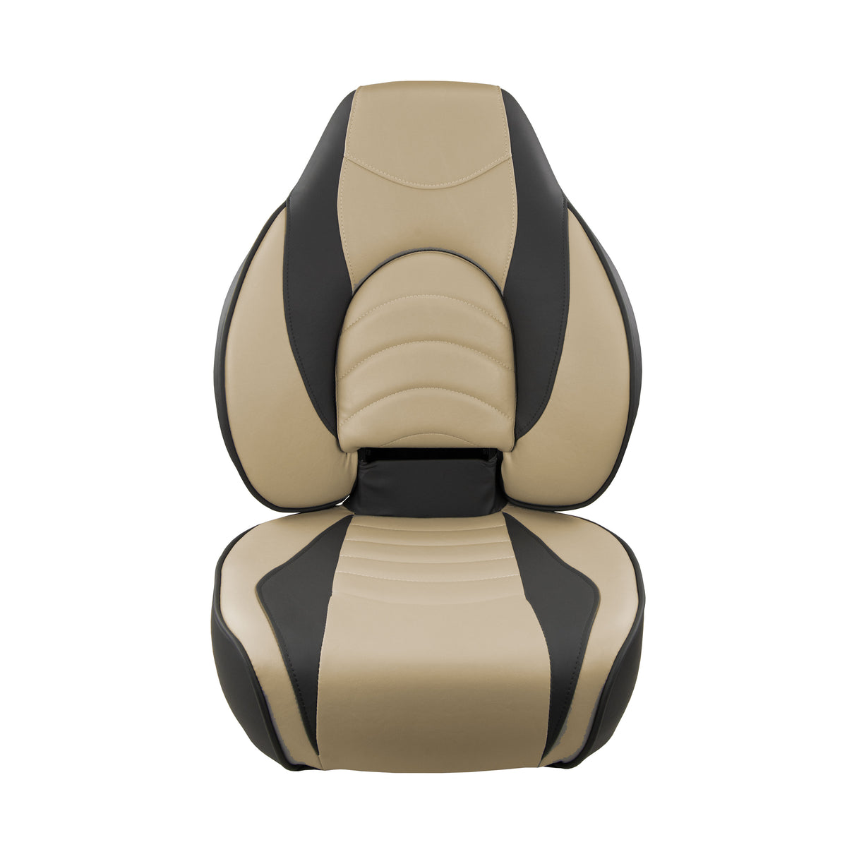 Springfield 1041684-1 Deluxe Fish Pro High Back Seat - Charcoal/Tan
