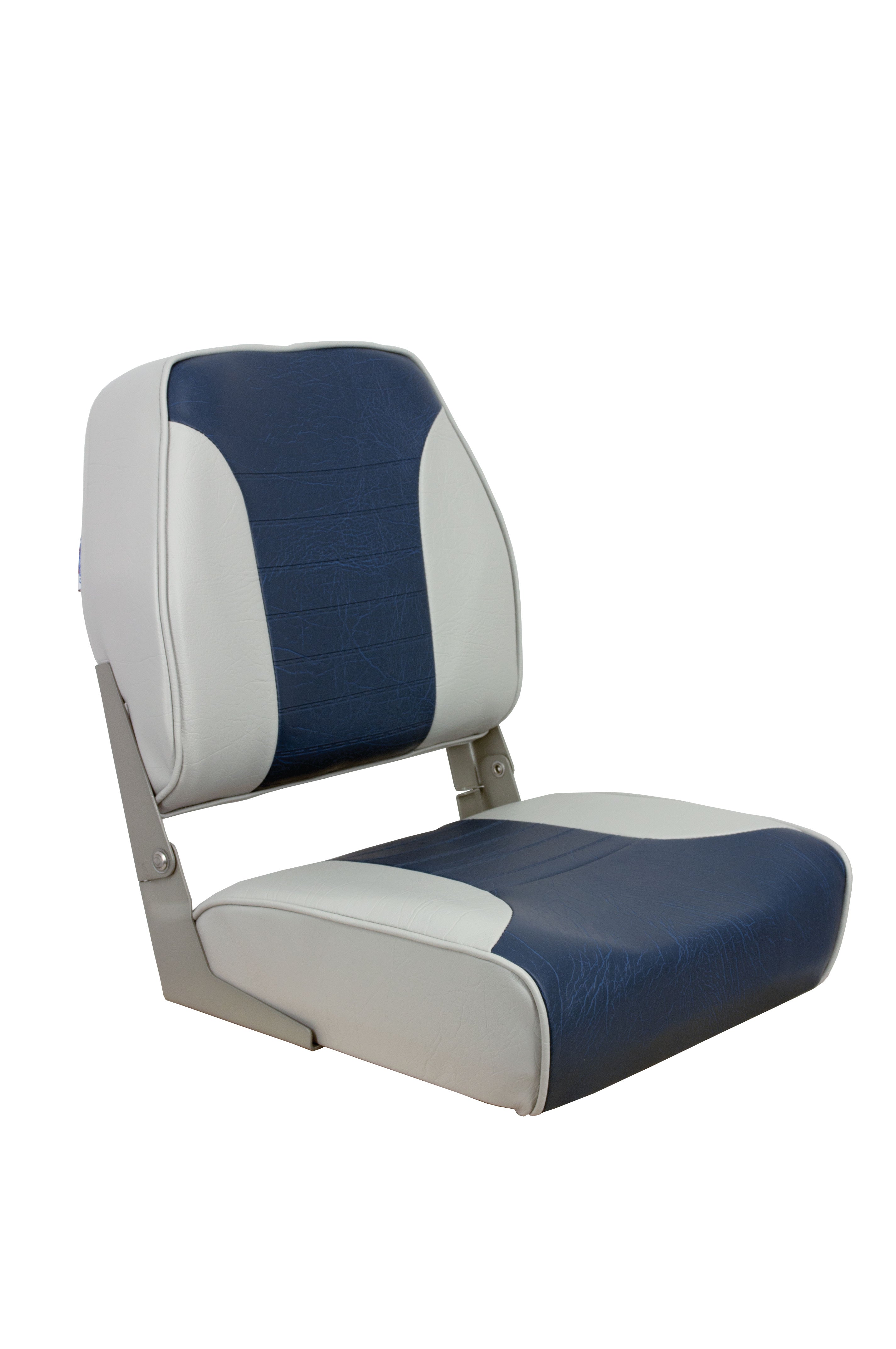 Springfield 1040651 Economy Folding Seat - Gray/Blue