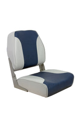 Springfield 1040651 Economy Folding Seat - Gray/Blue