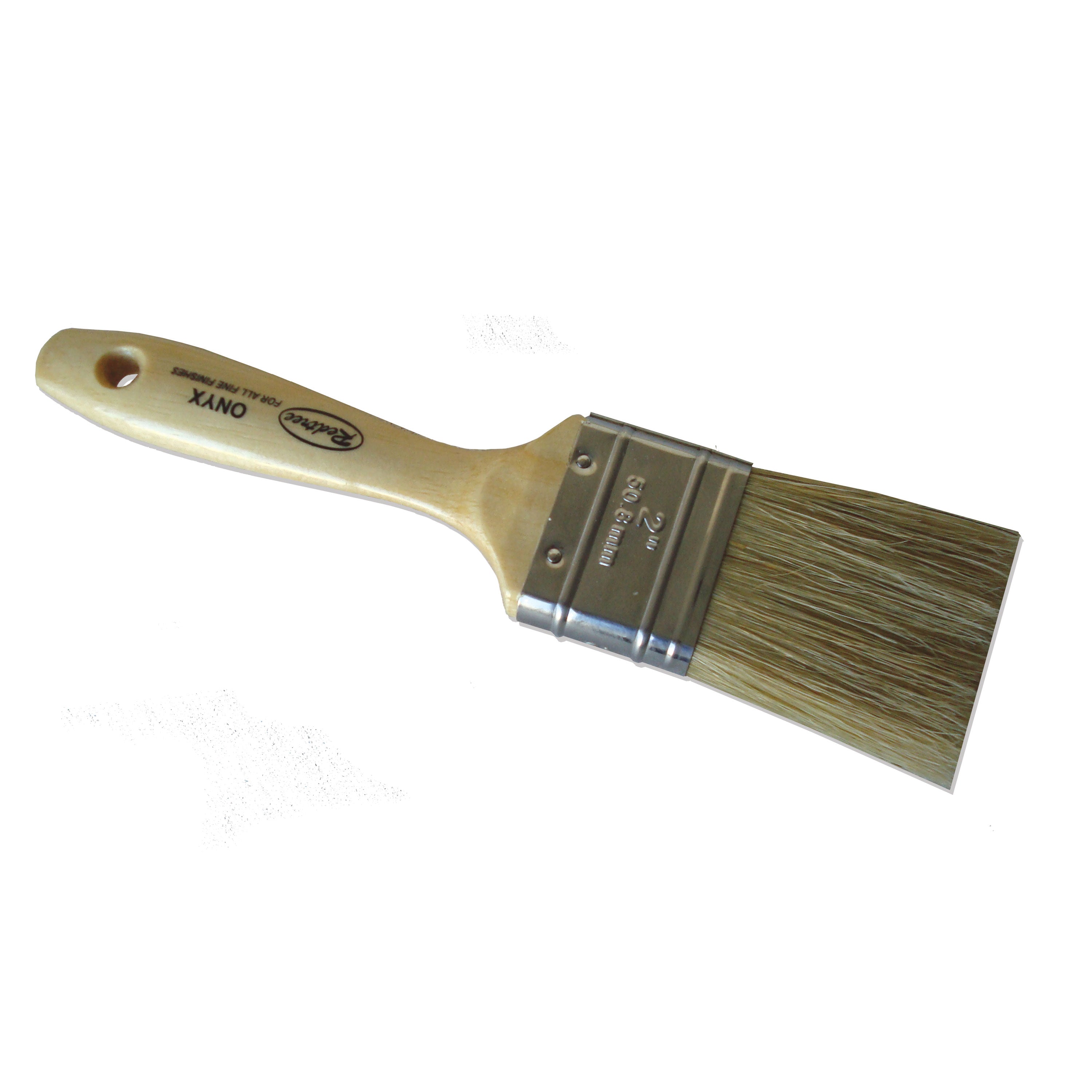 Redtree Industries 12023 Onyx Natural Bristle All-Around Paint Brush - 1-1/2"