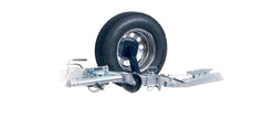 Demco 5968 Spare Radial Tire With Chrome Rim - 14"