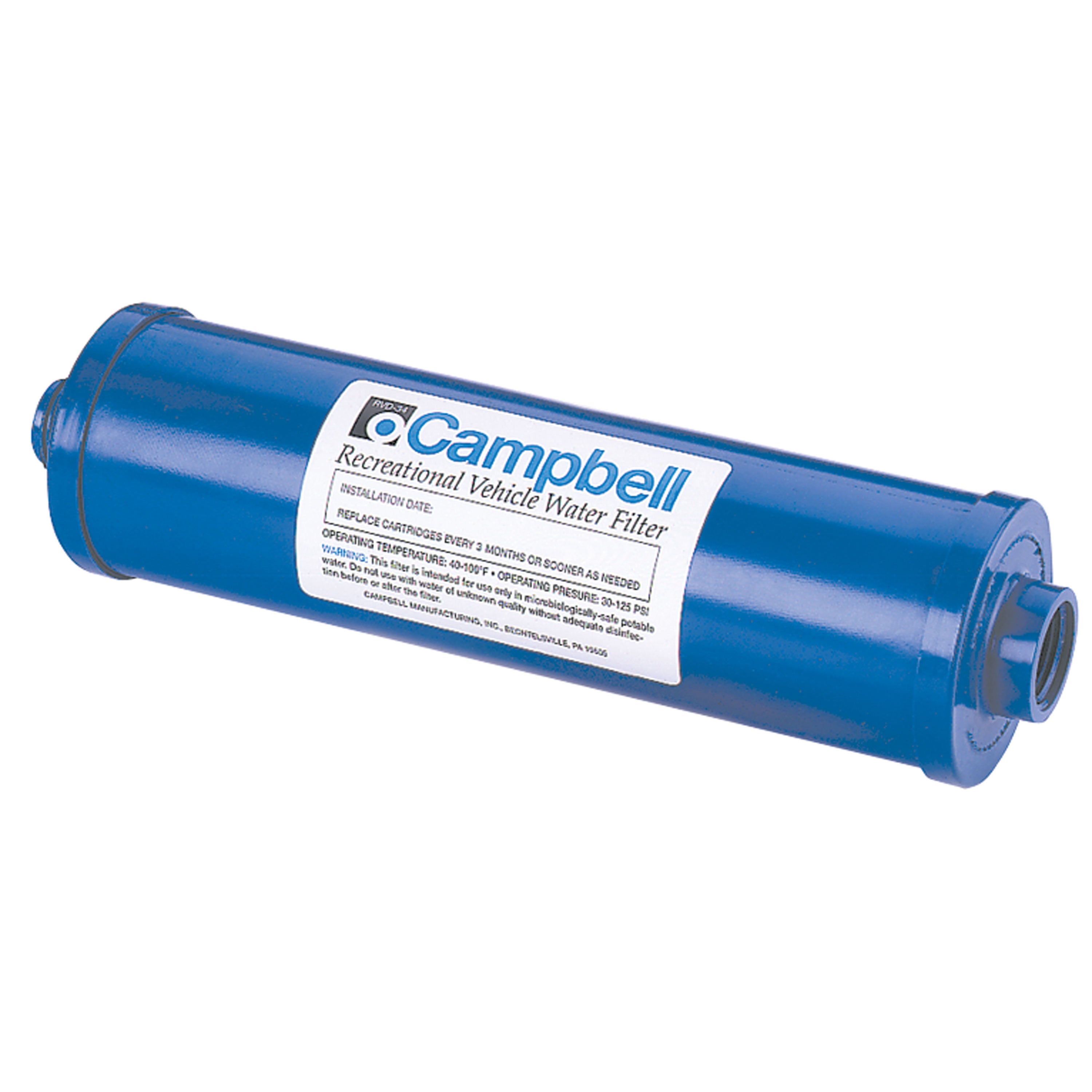 Campbell RVD-34 RV Pre-Tank Filter System (Disposable) - Filter Only