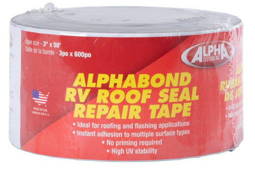 Alpha Systems 862408 ALPHABOND TPO Roofing Repair Tape - 3" x 50', White