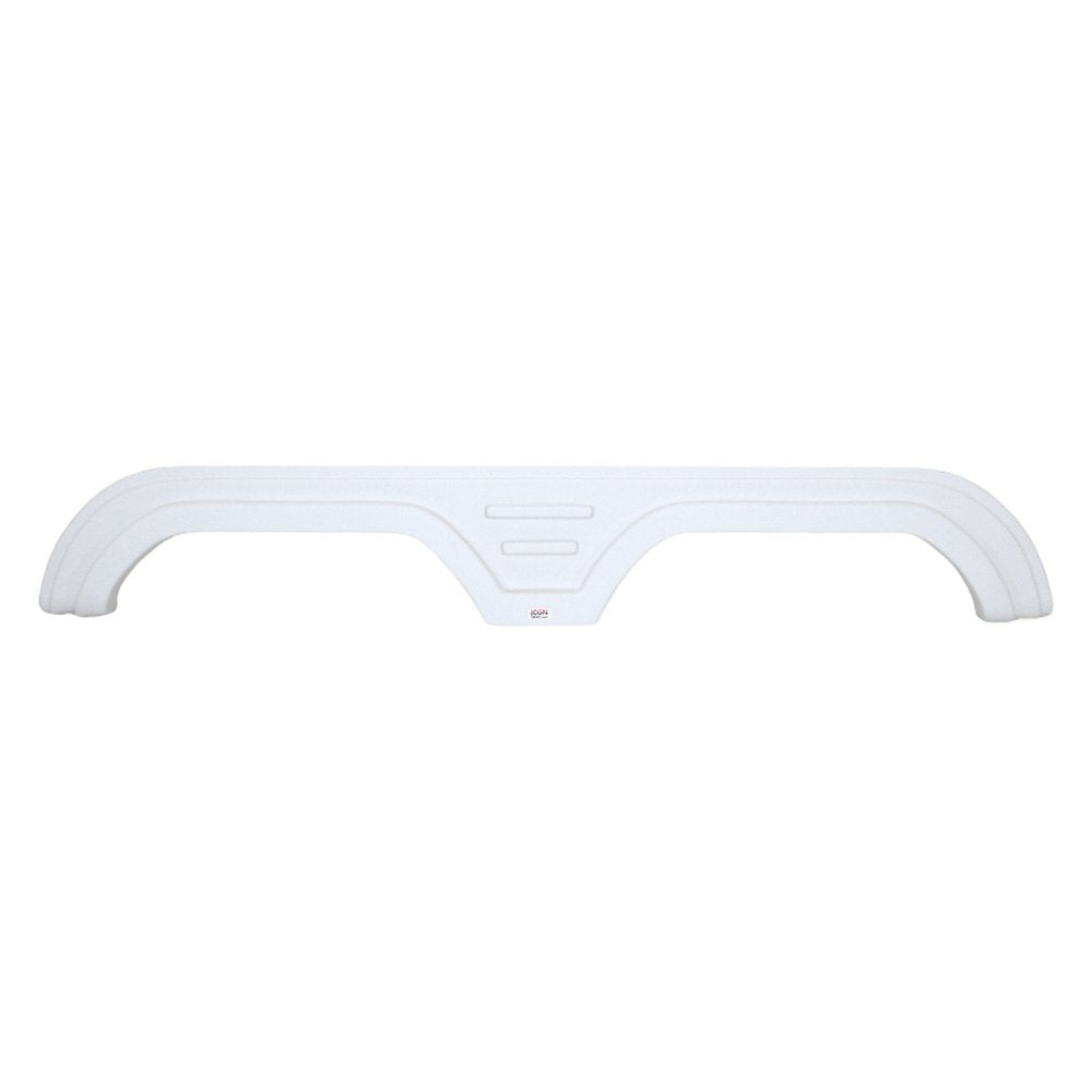 Icon 12165 Tandem Axle Fender Skirt FS2165 for Carriage - Polar White