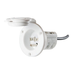Minn Kota MKR-23 AC Power Port - White